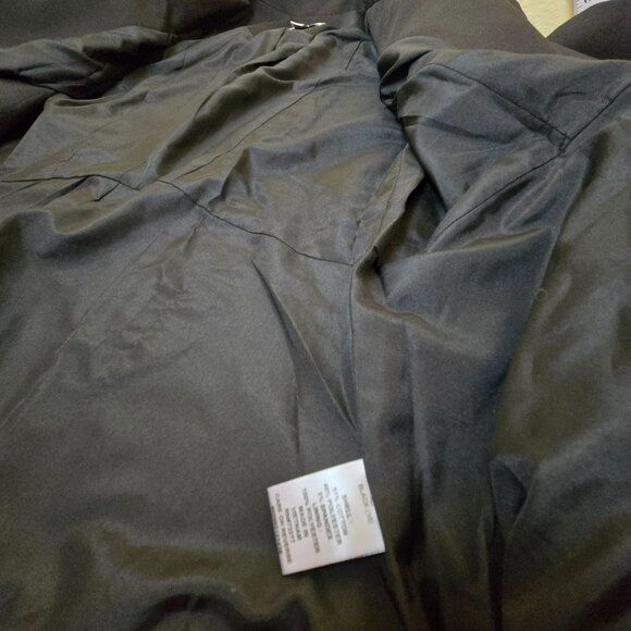 ELLE Classic Black Button Front Blazer Womens Sz 16 Jacket Long Sleeve Lined - Picture 11 of 13